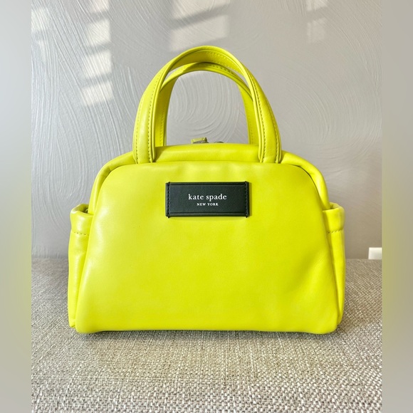 Kate Spade Handbags - Kate Spade Puffed Leather Satchel/Crossbody
